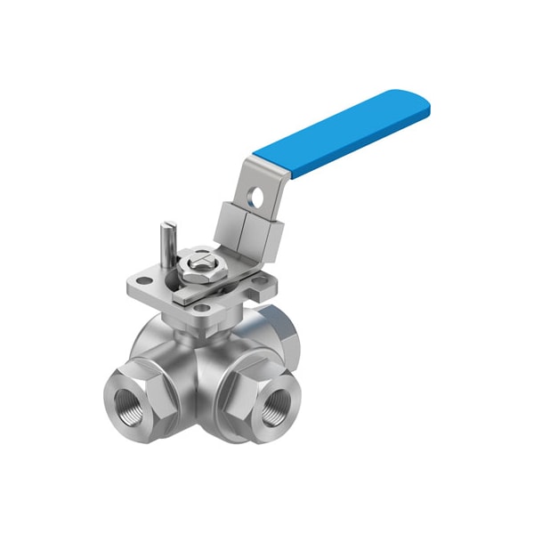 Festo Ball Valve VZBE-3/8-T-63-F-3T-F04-M-V15V15 VZBE-3/8-T-63-F-3T-F04-M-V15V15 - main